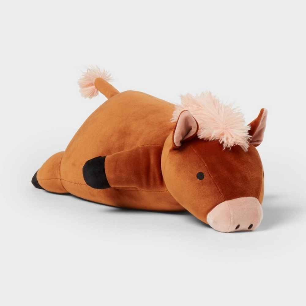 Horse Weighted Plush Throw Pillow - Pillowfort